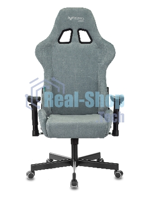 Кресло Бюрократ VIKING KNIGHT LT28 FABRIC серо-голубой, ткань, 120 кг, механизм качания