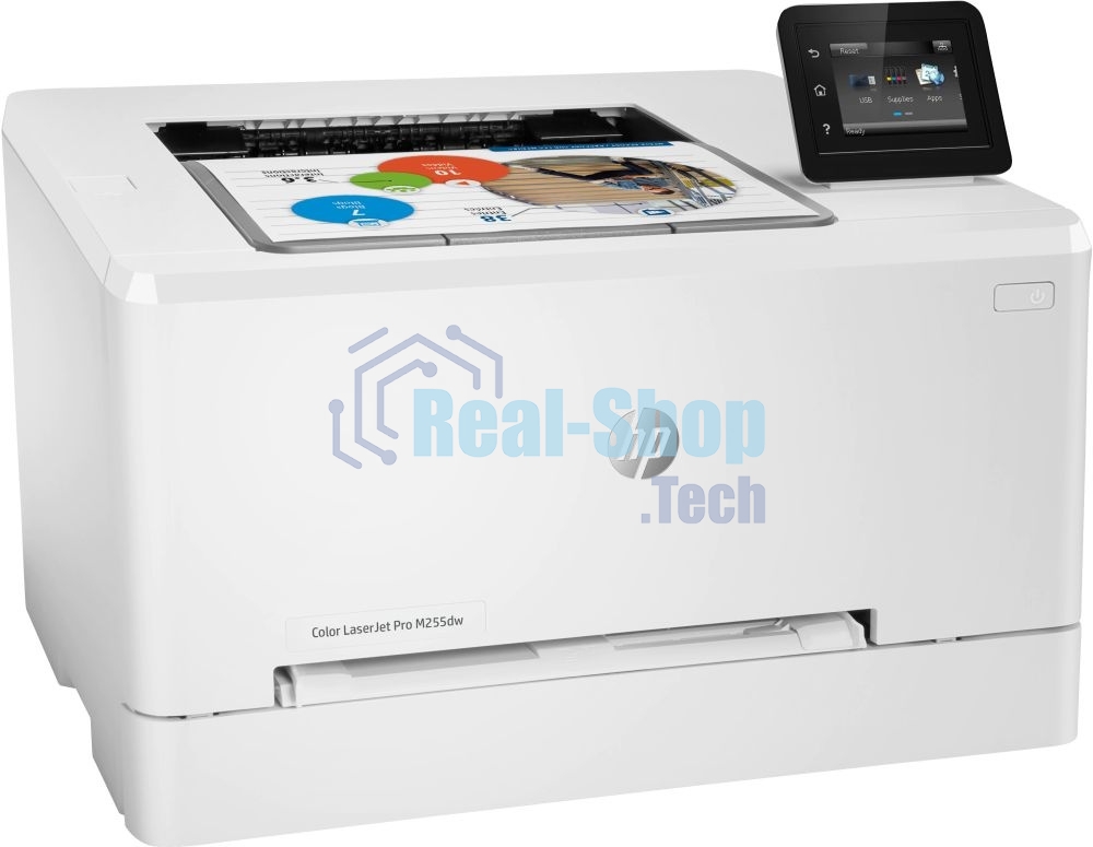 Принтер лазерный HP Color LaserJet Pro M255dw (7KW64A), A4, цветной, печ. до 21 стр/мин., 600 x 600 dpi, USB, RJ-45, Wi-Fi, Air Print, Mopria