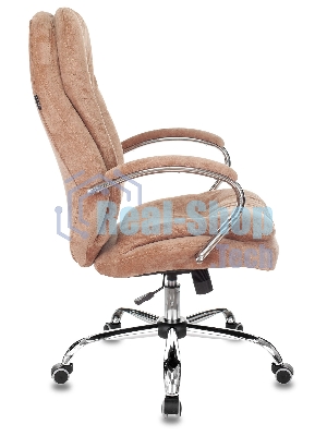 Кресло Бюрократ T-9950SL Fabric Velvet 90 светло-коричневый, ткань