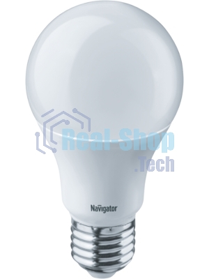 Лампа светодиодная Navigator NLL-A60-15-230-4K-E27 15 Вт грушевидная 4000К белый E27 1200 лм 176-264В