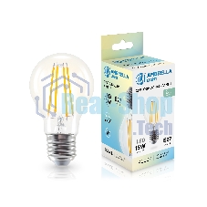 Лампа светодиодная 601514 Filament LED A60 15W E27 4000K 220-240V