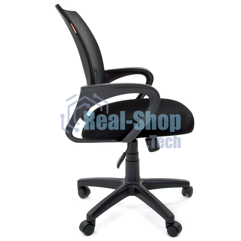 Кресло Chairman 696 TW-01 черный, ткань, 120 кг, механизм качания