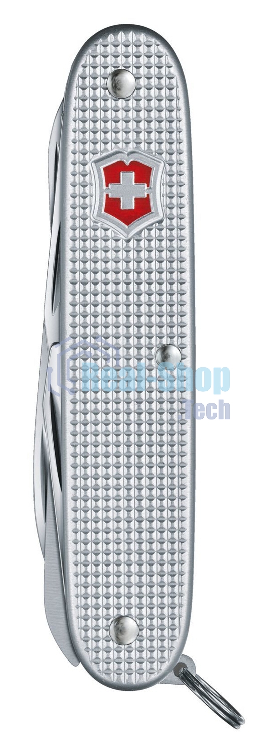 Нож Victorinox Farmer X Alox, 93 мм, 10 функций, алюминиевая рукоять, серебристый