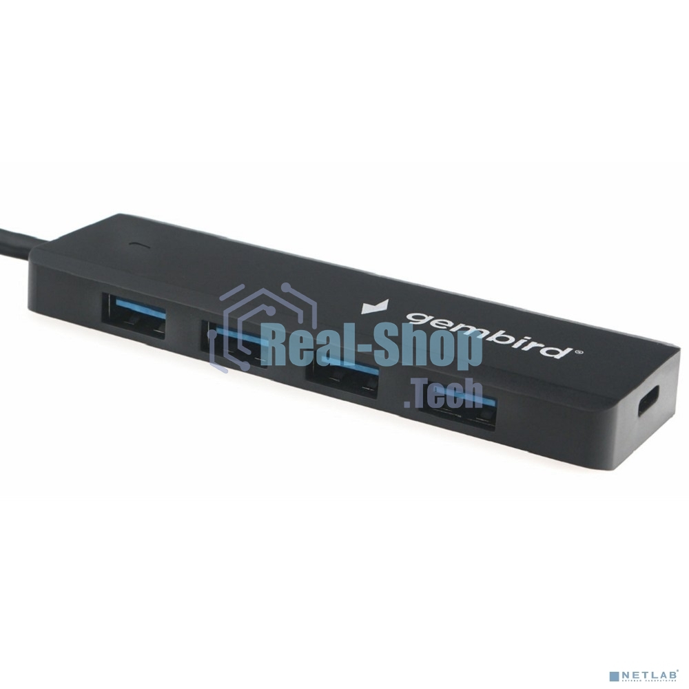 USB-концентратор Gembird UHB-C414, USB, USB 4 порта, USB Type-C