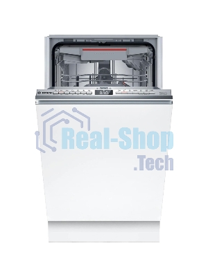 Встраиваемая посудомоечная машина Bosch SPV6EMX65Q, серебристый, 44.8 см, 10 компл., 45 дБ, класс A+