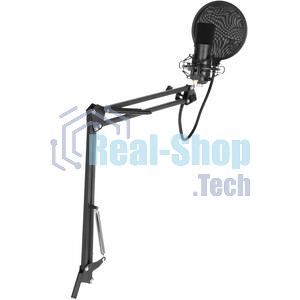 Микрофон проводной Оклик SM-700G 2.5м черный