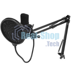 Микрофон проводной Оклик SM-700G 2.5м черный