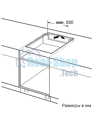 Индукционная варочная поверхность Bosch PUE611BB5E, 4 конфорки, стеклокерамика, 4600 Вт