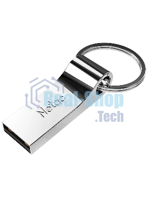 Флешка USB Netac U275 (NT03U275N-064G-20SL), 64Gb, USB 2.0, R/W 50/15, серебристый