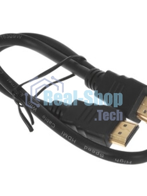Кабель Cablexpert HDMI CC-HDMI4-0.5M, 19M/19M, v2.0, медь, позол.разъемы, экран, 0.5м, черный, пак