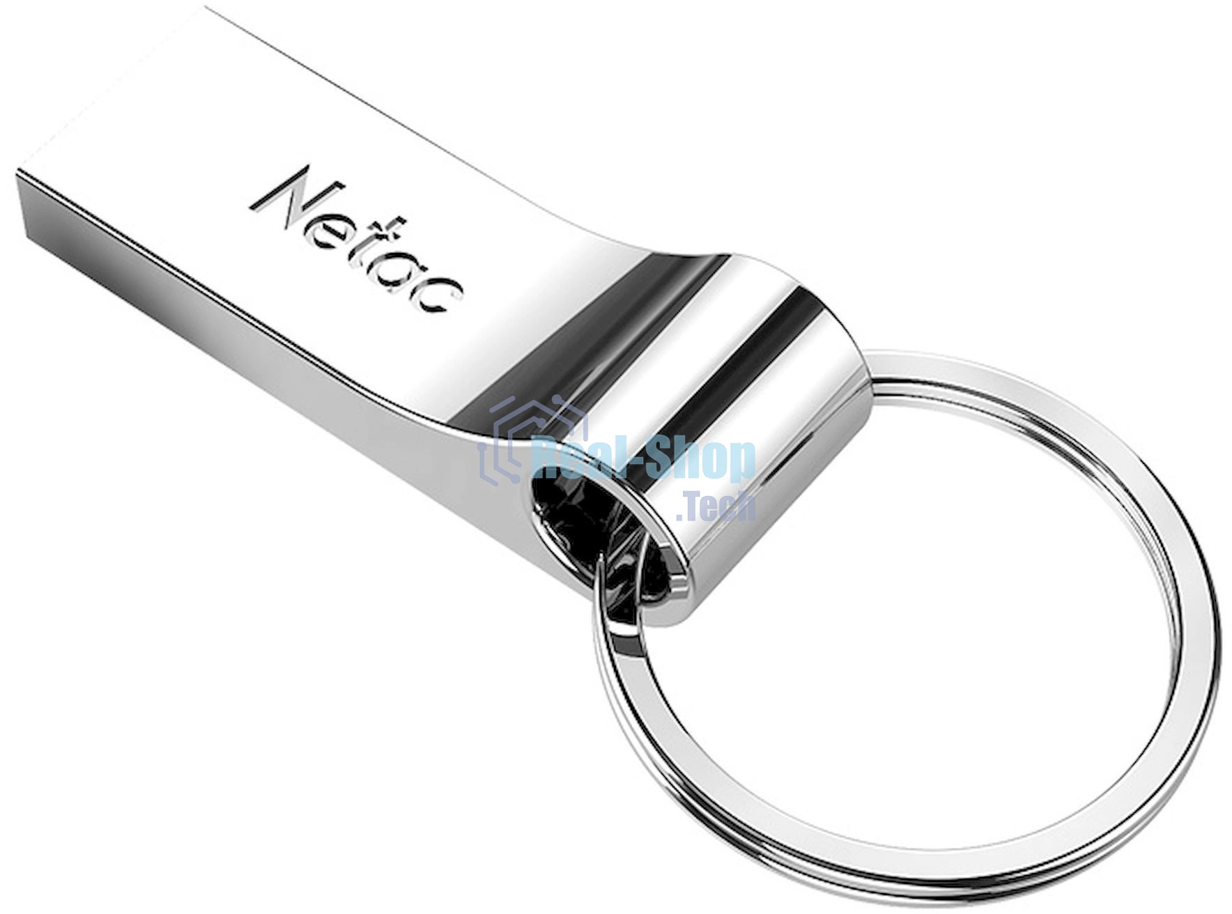 Флешка USB Netac U275 (NT03U275N-064G-20SL), 64Gb, USB 2.0, R/W 50/15, серебристый