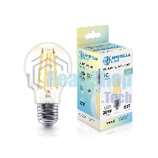 Лампа светодиодная 602014 Filament LED A60 20W IC E27 4000K 220-240V