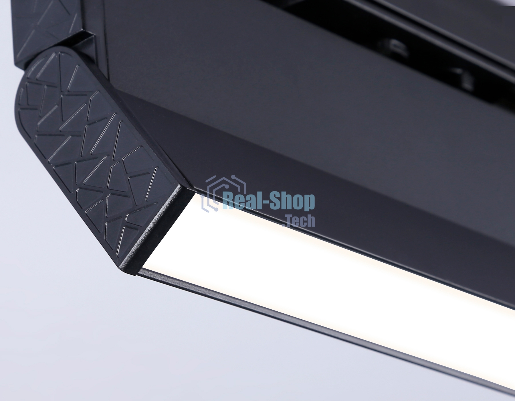 Трековый однофазный светодиодный светильник Ambrella light GL6808 BK черный LED 12W 4200K 230*22*87