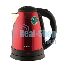 Чайник электрический Scarlett SC-EK21S76 2 л, 1800 Вт, красный (корпус: нержавеющая сталь)