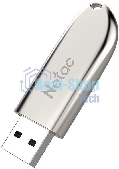 Флешка USB Netac U352 (NT03U352N-064G-20PN), 64Gb, USB 2.0, R/W 50/15, серебристый