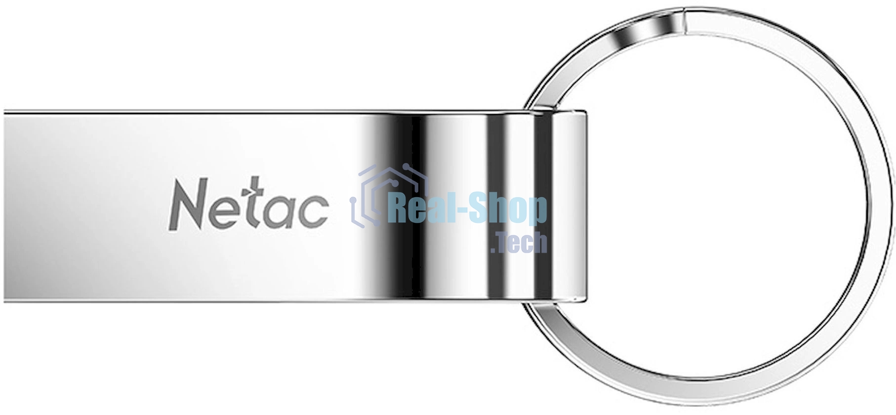 Флешка USB Netac U275 (NT03U275N-064G-20SL), 64Gb, USB 2.0, R/W 50/15, серебристый