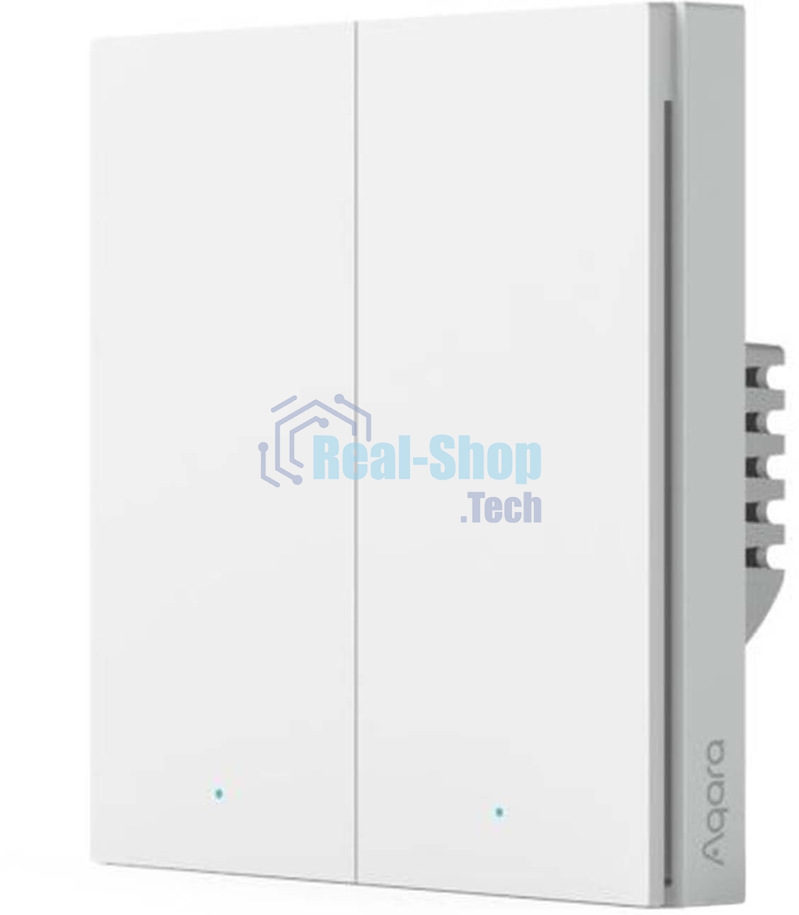 Выключатель умный Aqara Smart wall switch H1 (with neutral, double rocker) WS-EUK04
