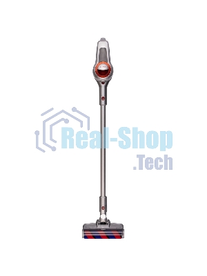 Пылесос вертикальный Sharp ECSB72RS серебристый/красный, питание от аккумулятора, 95 Вт, уборка сухая, пылесборник 1 л, работа от АКБ max 36 мин