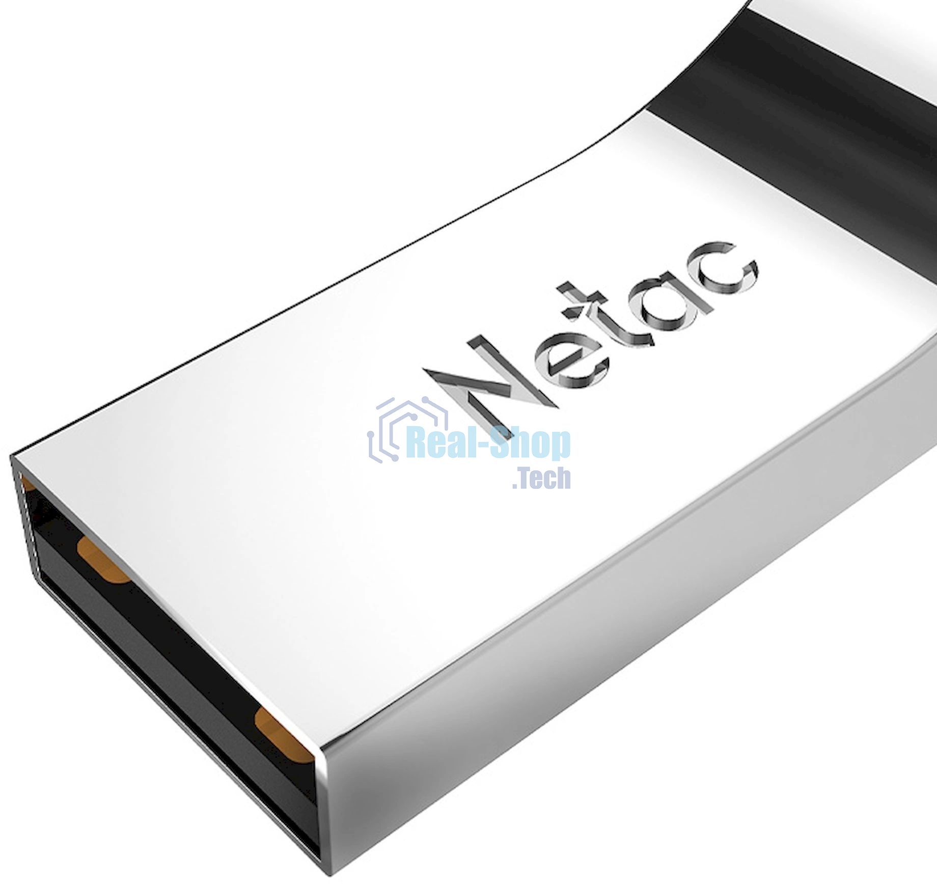 Флешка USB Netac U275 (NT03U275N-064G-20SL), 64Gb, USB 2.0, R/W 50/15, серебристый
