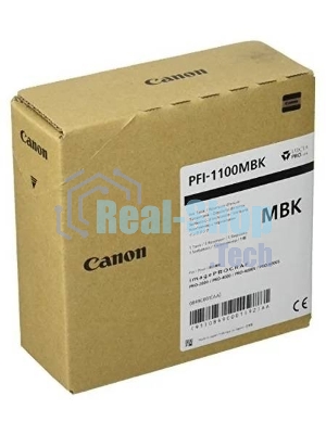 Картридж струйный Canon PFI-1100 MBK (0849C001) матовый черный (160 мл.) для Canon imagePROGRAF PRO-2000, PRO-4000, PRO-4000S, PRO-6000S