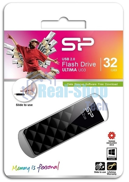 Флешка USB 32Gb Ultima U03 SP032Gb,UF2U03V1K USB 2.0 черный