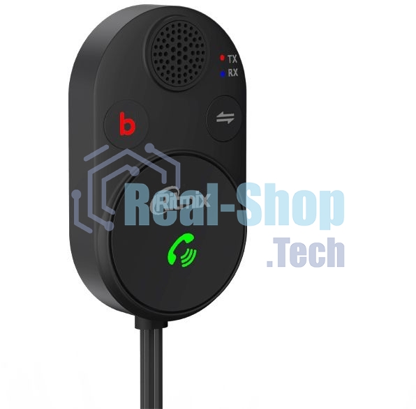 Автомобильный FM-модулятор Ritmix BTR-200 черный BT USB (80002461)