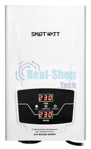 Стабилизатор напряжения для газового котла SMARTWATT AVR BOILER 500RW (140W - 260W, 500VA, 0.5 кВт, 50 Гц, розеток - 1,