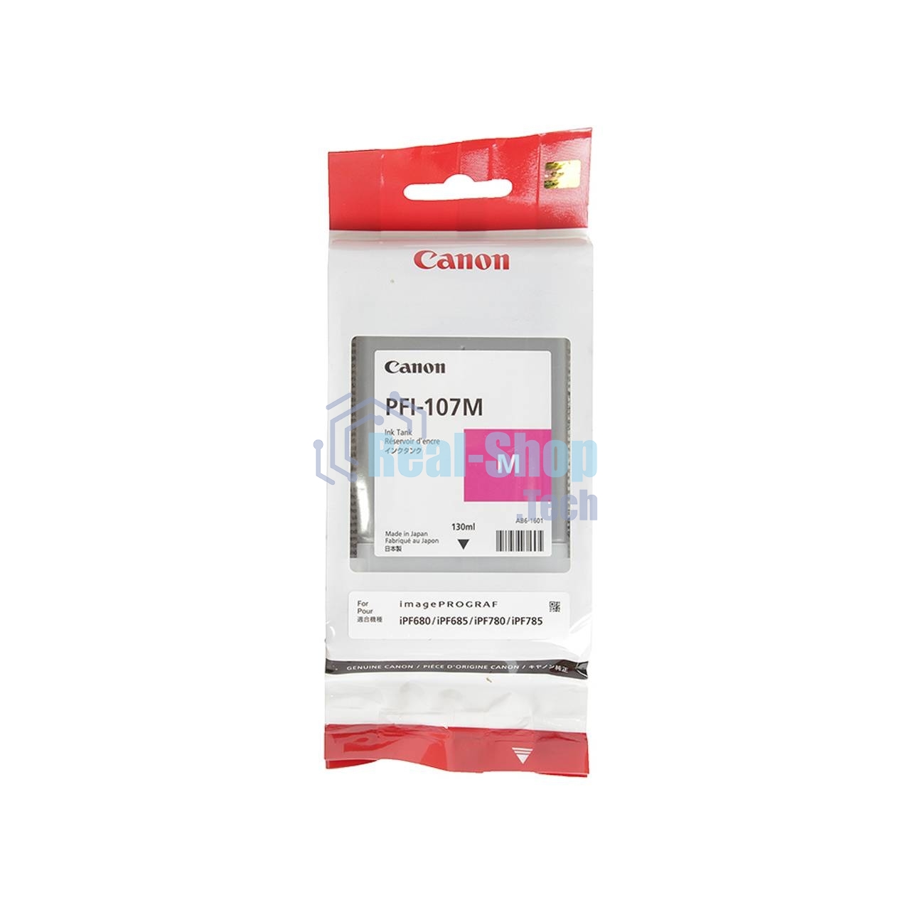 Картридж струйный Canon PFI-107M (6707B001) пурпурный (130 мл) для Canon iP F680/685/780/785