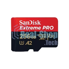 Флеш карта Sandisk Extreme Pro microSDXC 256Gb + SD Adapter + Rescue Pro Deluxe 200Mb/s