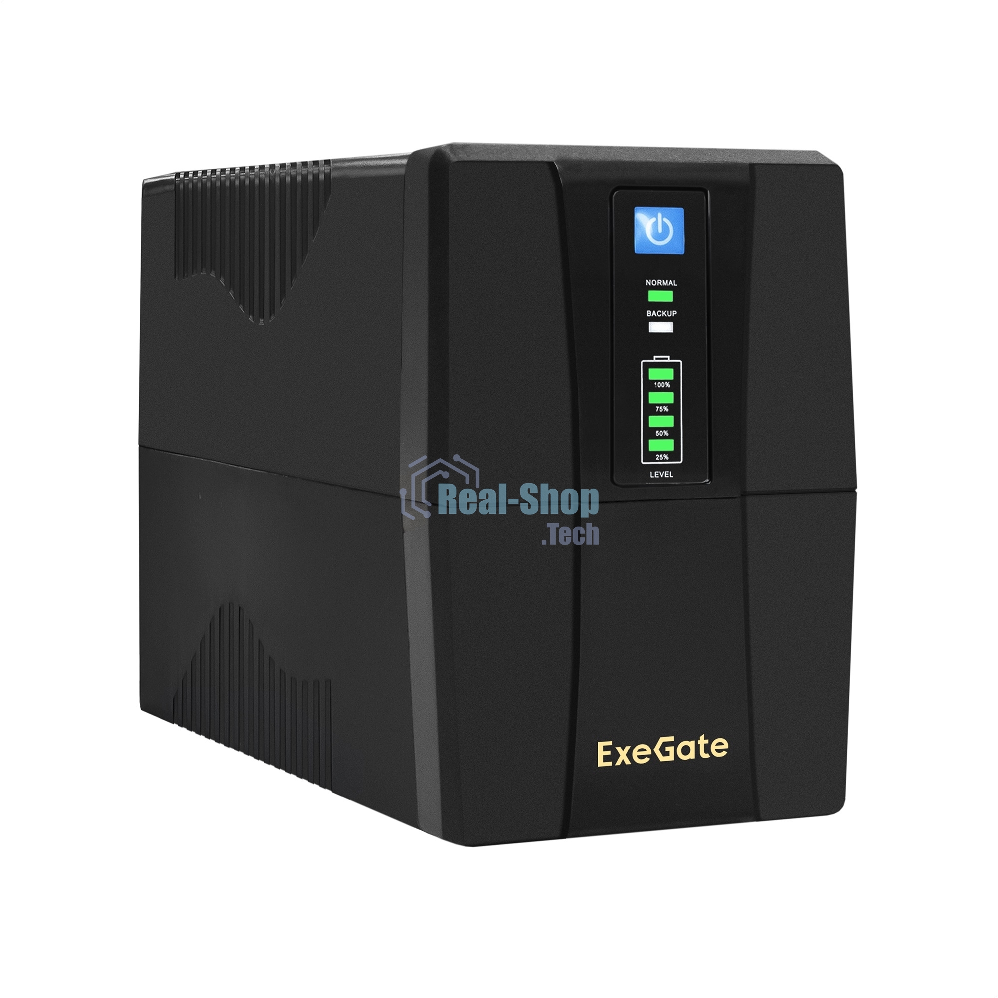 Источник бесперебойного питания ExeGate Power Back BNB-1000.LED.AVR.4C13 1000VA/550W, LED, AVR, 4*C13, черный