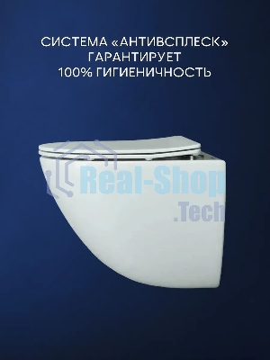 Комплект BAU 6 в 1: инсталляция BAU PRO, унитаз подвесной безободковый Bau Dream 53, сиденье дюропласт микролифт, клавиша Stil Gun Grey, темно-серый металлик