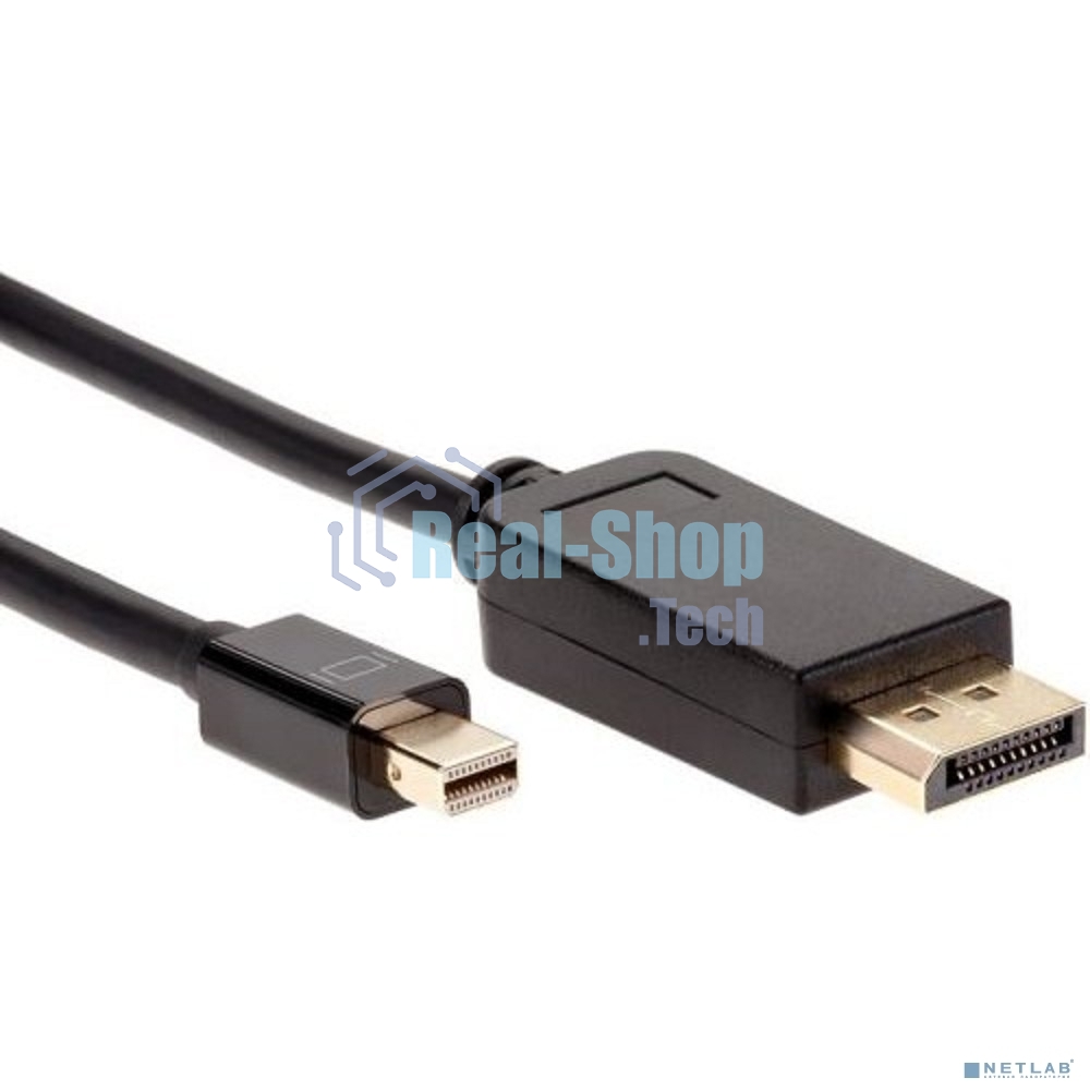 Кабель-переходник Mini DisplayPort M -> DisplayPort M 4K*60 Hz 1,8 м VCOM CG682-1.8M