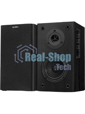 Акустическая система SVEN SPS-614 2.0 (2x20W, Bluetooth, дерево, black)