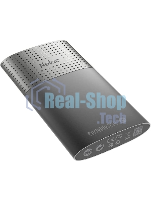 Внешний SSD Netac Z9, 500 Gb, USB 3.2 Gen 2 Type-C, R/W 550/480, черный