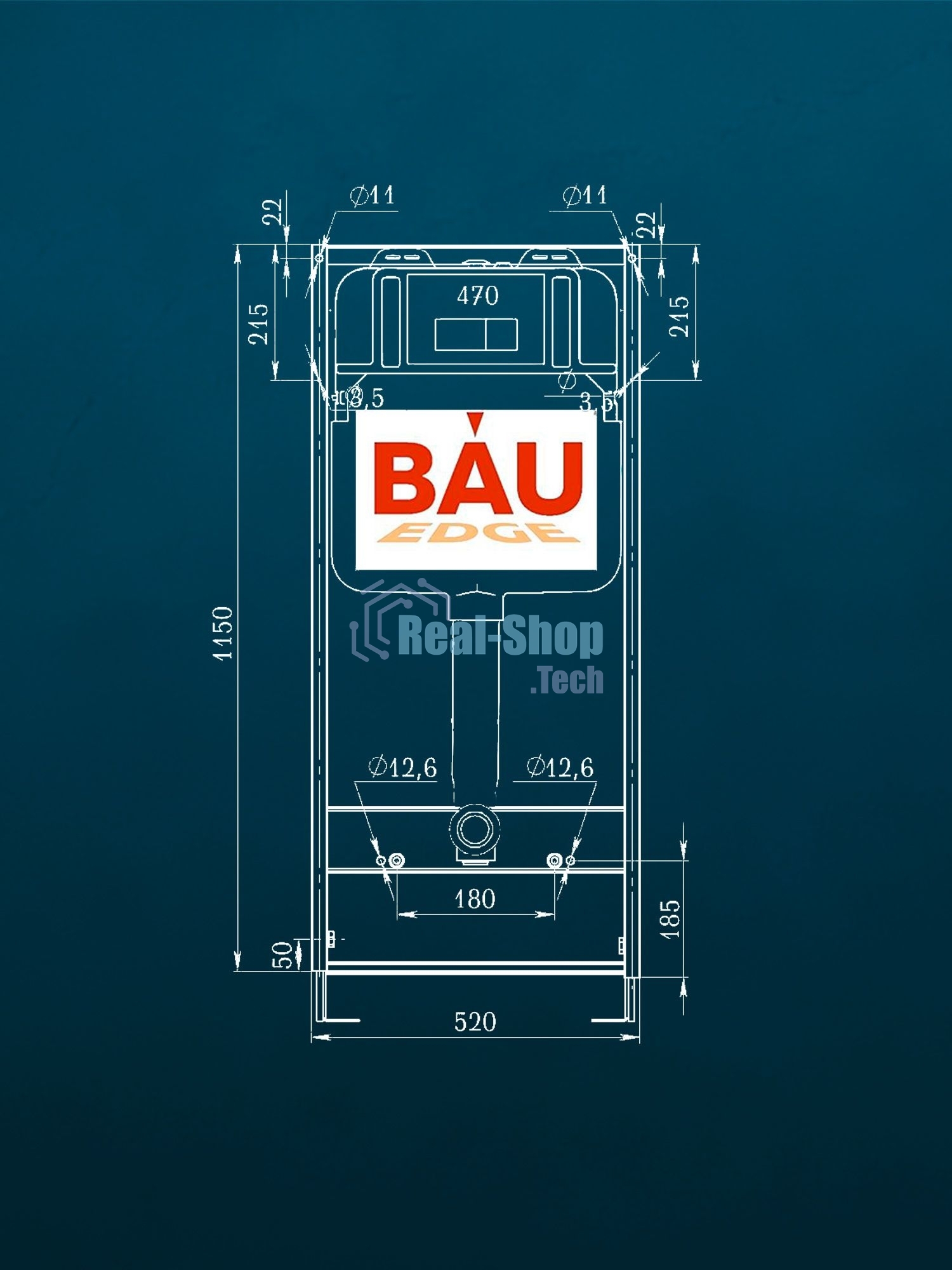 Комплект BAU 6 в 1: инсталляция BAU PRO, унитаз подвесной безободковый Bau Stil, быстросъемное сиденье дюропласт микролифт, клавиша хром/вставка хром