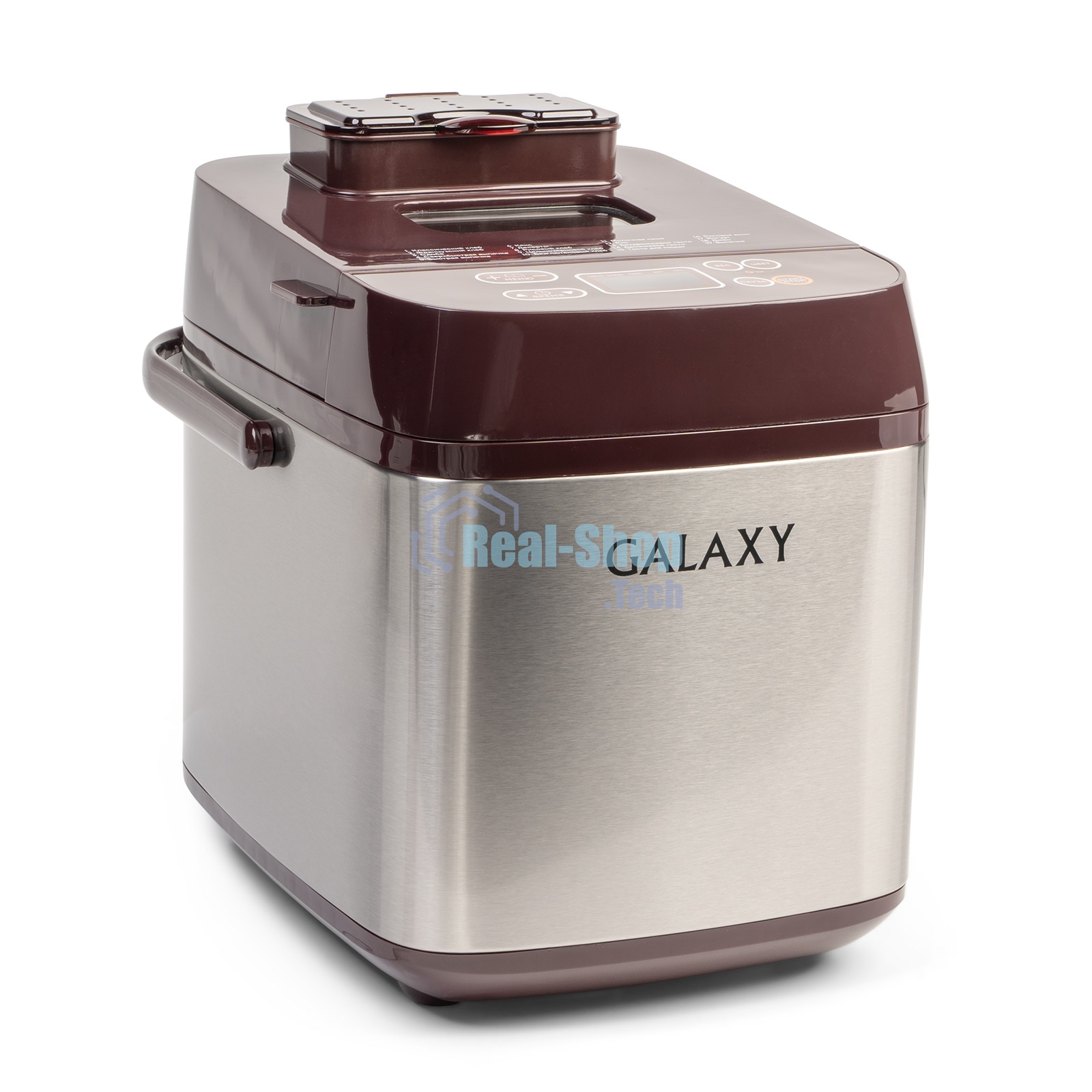 Хлебопечка Galaxy GL2700 серебристый/коричневый, 600 Вт, 0.75 кг, 19 программ