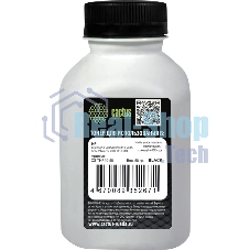 Тонер Cactus CS-THP10-50 черный флакон 50гр. для принтера HP CF218A/CF230A/CF230X/CF233A/CRG-047/CRG-051(MR VER)