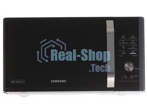 Микроволновая печь Samsung MG23K3575AK черный, 23 л, 800 Вт, переключатели - кнопки, поворотный механизм