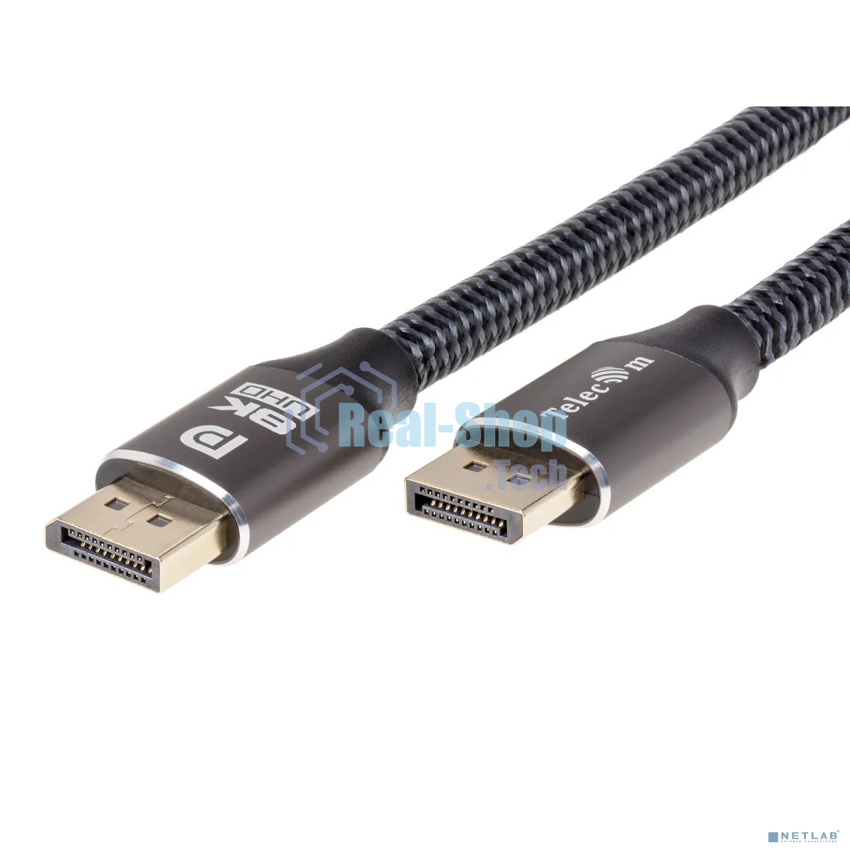 Кабель соединительный DP-DP 1.4V 8K@60Hz 2м, Telecom Pro TCG750-2M