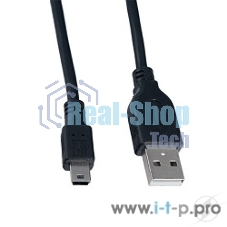 Кабель PERFEO USB2.0 A вилка - Mini USB 5P вилка, 3 м. (U4303)