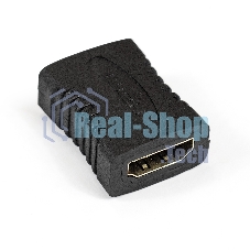 Переходник Exegate EX284925RUS HDMI-HDMI EX-HDMI-FFC (19F/19F, позолоченные контакты)