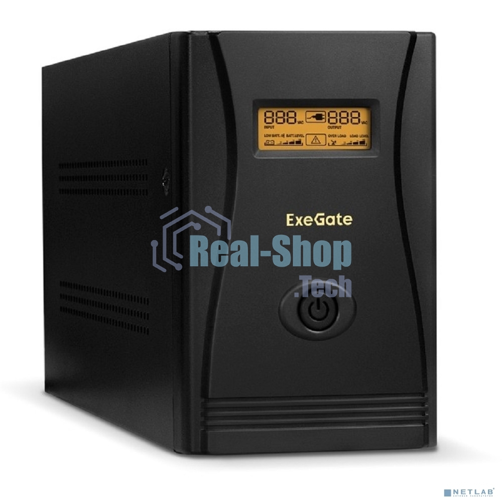 Источник бесперебойного питания ExeGate EX292632RUS SpecialPro Smart LLB-2000.LCD.AVR.2SH.RJ.USB