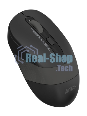 Мышь беспроводная A4Tech Fstyler FG10 черный/серый, 2000 dpi, радиоканал, USB, кнопки - 4