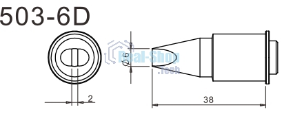 Жало для паяльника Quick 503-6D