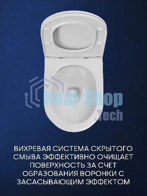 Комплект BAU 6 в 1: инсталляция BAU PRO, унитаз подвесной торнадо Bau Nimb Hurricane-3, сиденье дюропласт микролифт, кнопка смыва BAU Soul, черная матовая