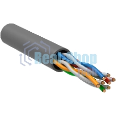 Кабель информационный ITK Generica BC1-C5E04-121-305-TL-R-G кат.5E U/UTP 4X2 100Om LSZH внутренний 305м серый