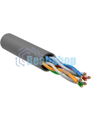 Кабель информационный ITK Generica BC1-C5E04-121-305-TL-R-G кат.5E U/UTP 4X2 100Om LSZH внутренний 305м серый