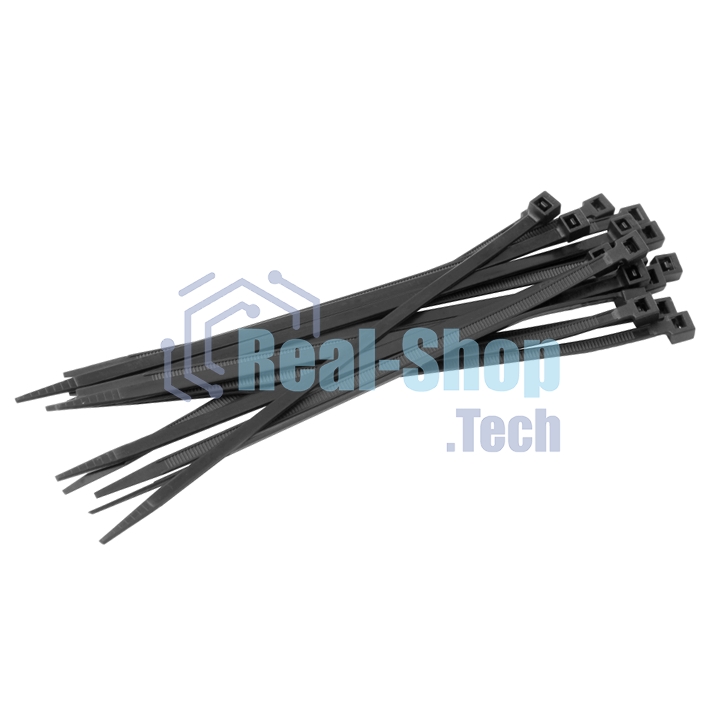 Хомут кабельный 4.8х250 нейл. черный (уп. 100 шт) EKF plc-cb-4.8x250