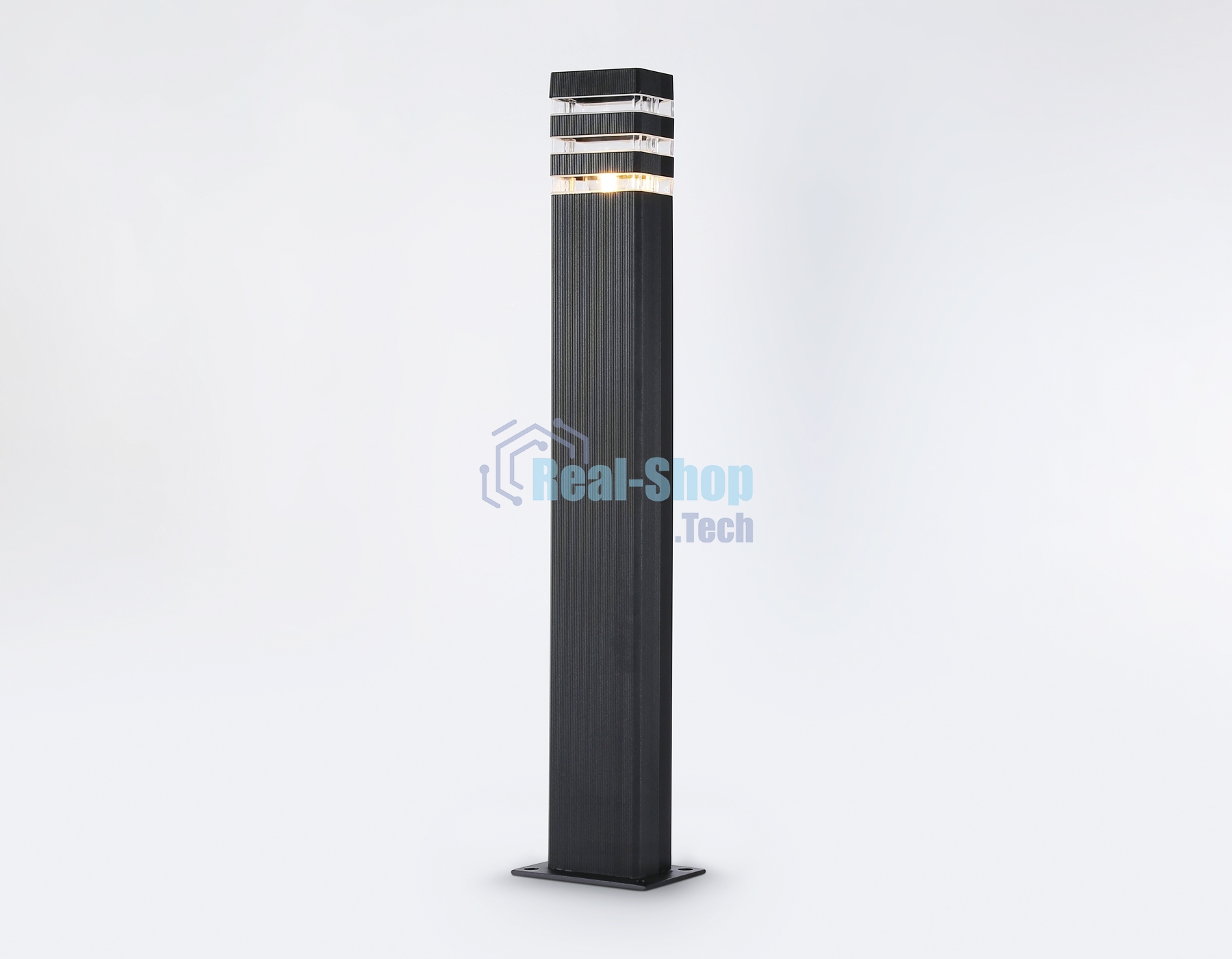Светильник Ambrella light ST2588 BK/CL черный/прозрачный IP54 E27 max 40W 110*65*800