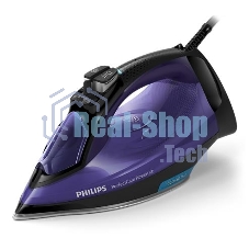 Утюг Philips GC3925/30 фиолетовый/черный, 2500 Вт, 45 г/мин, 180 г/мин, 300 мл